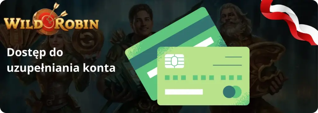 Wildrobin Casino dostęp do uzupełniania konta – dwie karty płatnicze